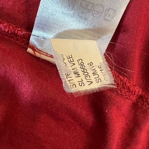Banana Republic Raw Seamed Distressed Red Sleeveless Top Size S - Picture 10 of 14